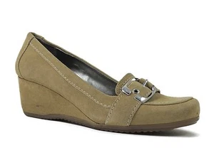 Marc Fisher Women's Arlines Loafers Taupe Suede Size 6.5 M - Picture 1 of 6