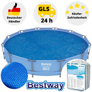 Bestway Solarplane Poolheizung Solarfolie Poolabdeckung Solar Abdeckplane 366 cm