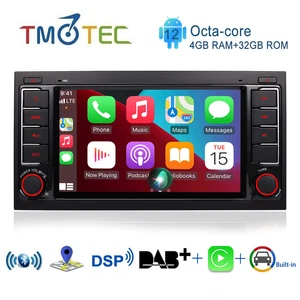7‘ Wireless Carplay Android 12 Car Stereo GPS Sat Nav For VW T5 Multivan Touare - Picture 1 of 11