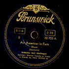 KURT EDELHAGEN ORCH. An American in Paris -Gershwin- 78rpm Schellackplatte S7071