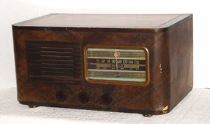 Vintage Antique RCA AM Tube Radio Electrifier Model 55F Dated 4-13-1945 - Picture 1 of 12
