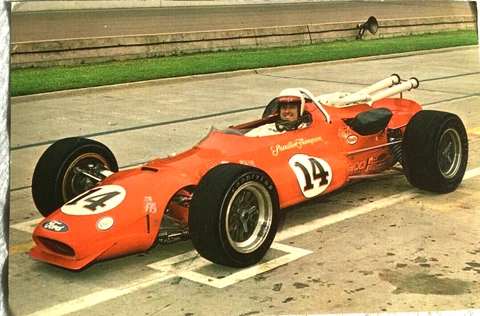 A. J. Foyt Indianapolis Motor Speedway Champion 1967, Jumbo Postcard 9” x 6” Cover