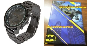 DC Comics Justice League Batman Pin Stripe Unisex Watch Metal Band Figure NEW - Picture 1 of 10
