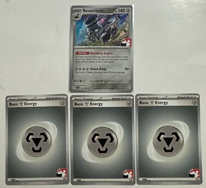 Pokemon TCG - 3 Metall Energie & Revavroom 142/198 - Preispaket Karten - NM - Bild 1 von 2