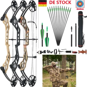 Compound Bogen 19-70LBS Rechtshänder Pfeil-Bausatz Bogenschießen Zielschießen - Bild 1 von 25