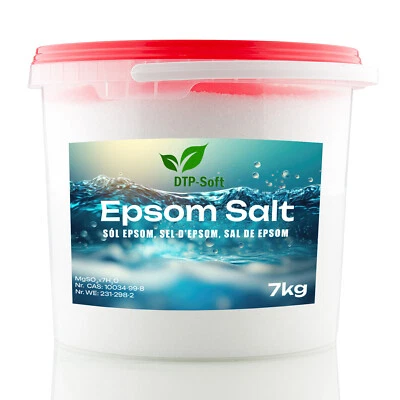 7kg Epsom Salz Bittersalz Magnesiumsulfat Pharmaqualität Badesalz 7 kg Premium