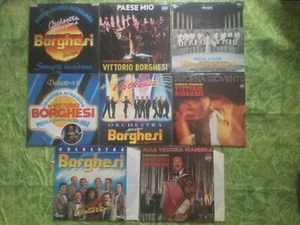 8 dischi lp vinile liscio Orchestra Attrazione Vittorio Borghesi . - Foto 1 di 17