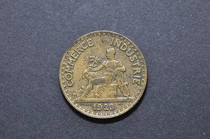 France 1923 2 Francs Aluminium-Bronze Coin ( Wt : 7.79 g ) C816 - Picture 1 of 9