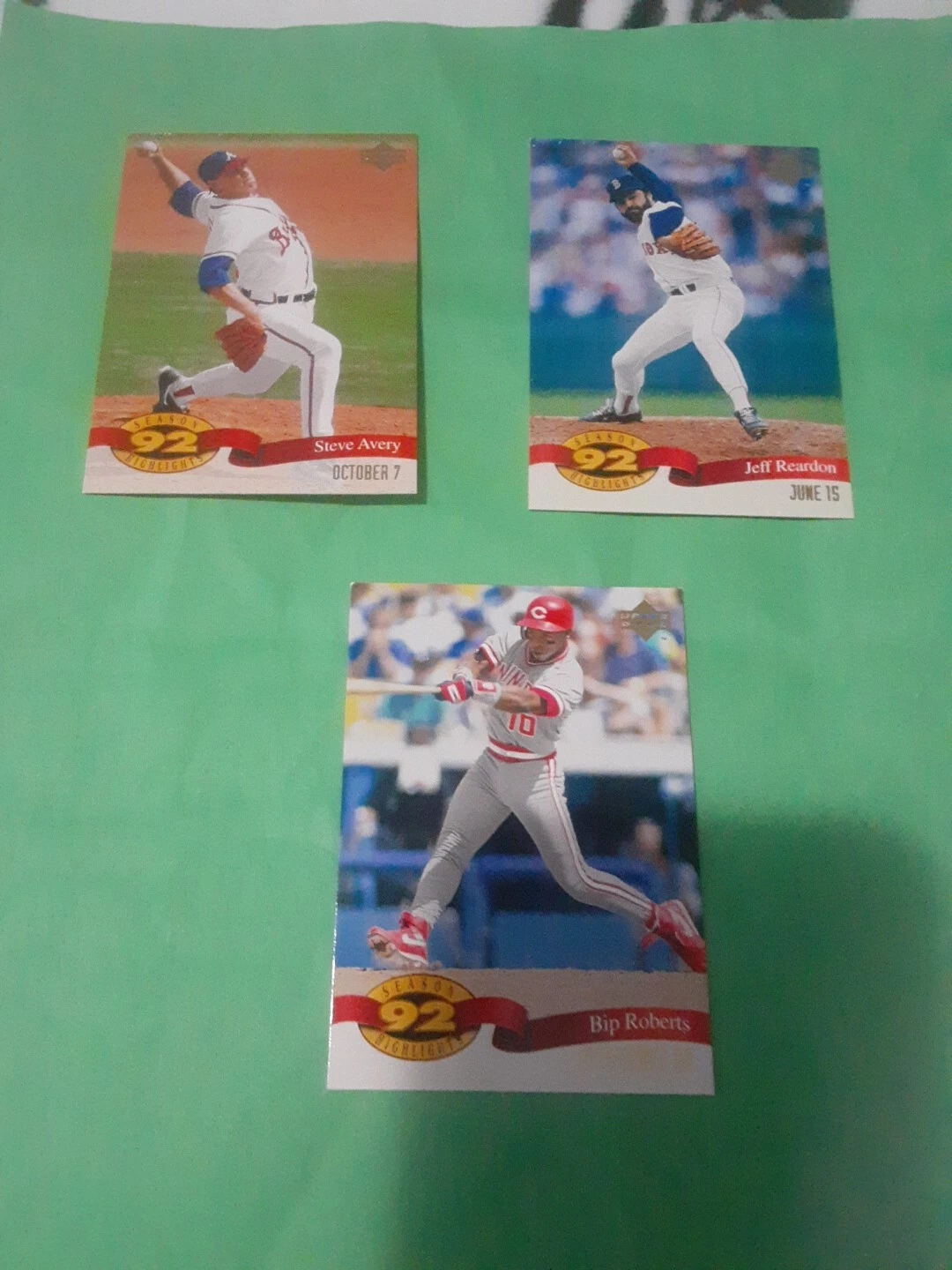 1993 Upper Deck Season Highlights #HL16 Bip Roberts Cincinnati Reds HOF Scarce