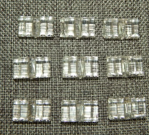 Lot of Antique Vtg Clear Glass Buttons #925-A Cover