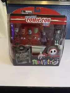 JUEGO DE CAJA DE LUJO MINIMATES PESADILLA ANTES DE NAVIDAD DIAMOND SELECT NYCC 2015 - Imagen 1 de 4