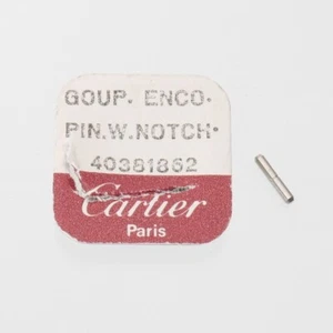 Alfiler de acero genuino CARTIER con muescas para pulseras de metal 8 mm 40381862 (1 pieza) - Imagen 1 de 1