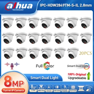 20 Stück Dahua 8MP 4K Smart Dual Light WizSense IPC-HDW2849TM-S-IL IP Kamera Mikrofon IR - Bild 1 von 14