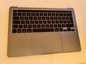 MacBook Pro 13" A2251 2020 grey palm rest Keyboard . - Picture 1 of 5