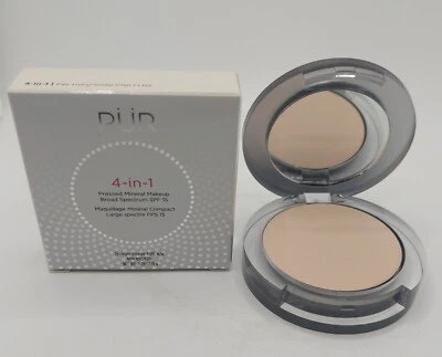 PÜR Ivory LN2 Pressed Mineral Compact 4-in-1  Powder Foundation SPF 15 Exp 10/25 - Image 1 of 4