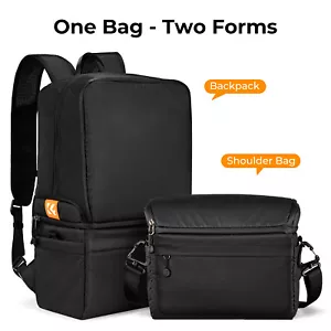 K&F Concept 22L Collapsible Camera Bag 2 Way for Photographers Travel Business - Picture 1 of 8