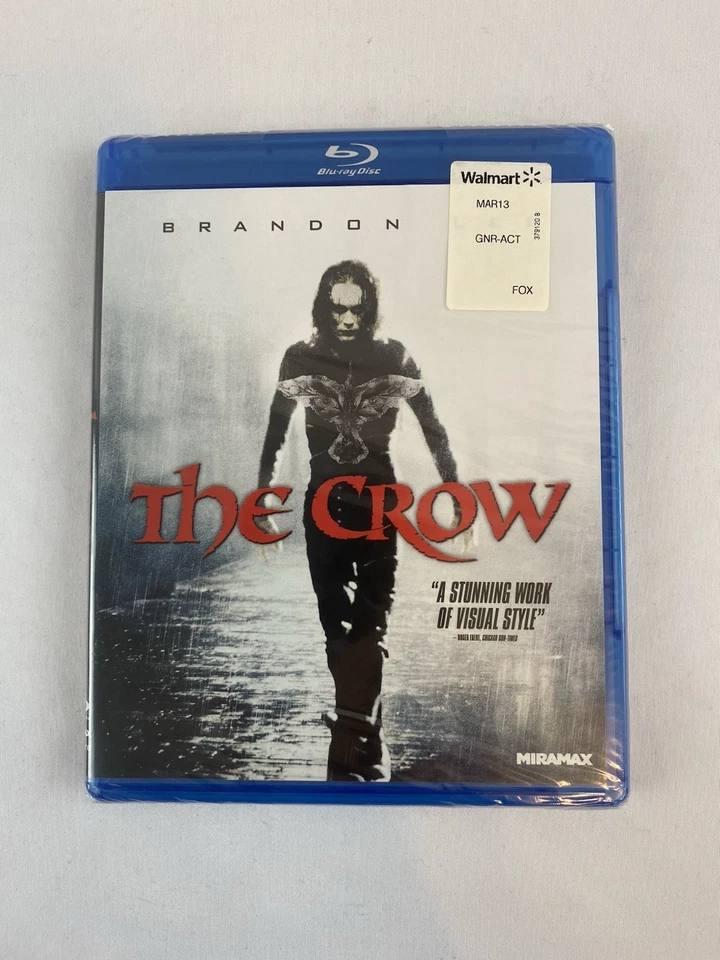 The Crow Brandon Lee Blu-ray 1 DVD Widescreen Miramax Rated R
