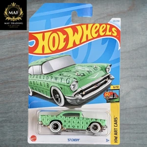 Hot Wheels 57 Chevy Green #121 Mainlines 2024 ∣ Diecast New Car Collectors - Imagen 1 de 2