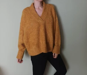 Pullover Pulli Weit Oversize Strickpullover Grunge Boho Hippie Topshop S Neu - Bild 1 von 4