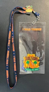 2001 Super Bowl XXXV Official Media Lanyard NFL Ravens Vs. Giants Tampa w/PIN! - Picture 1 of 3