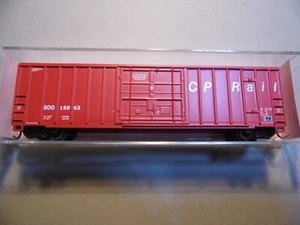 N - Roundhouse - 50' FMC P/D Boxcar, CP Rail 18843 LN M-M couplers - Picture 1 of 1