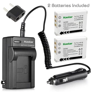 NP-95 Battery & Regular Charger for Fujifilm FinePix X100S X100LE X100T X30 X70 - Picture 1 of 7