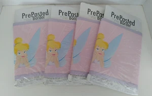 NEU Menge 4 Disney Tinkerbell verzauberte vorgeklebte Tapete Rand - Bild 1 von 9