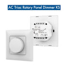 230V Knob AC Triac LED Dimmer Rotary Dimming Controller RF Remote Control for Lamp