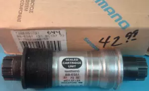 Shimano BB-ES51 73x121MM Octalink V2 Cartridge NEW/NOS Bottom Bracket-Eng- NIB++ - Picture 1 of 3