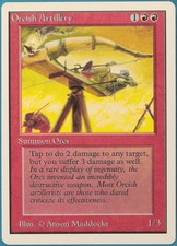 Orcish Artillery Unlimited NM Red Uncommon MAGIC MTG CARD (ID# 229112) ABUGames