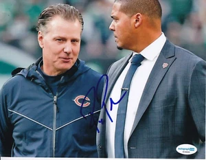 Foto 8X10 firmada por Ryan Poles (CHICAGO BEARS) fútbol autografiada ACOA SC98655 - Imagen 1 de 1