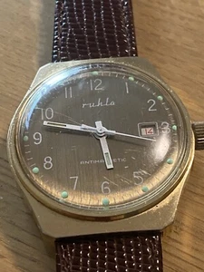 Vintage Ruhla Antimagnetic Armbanduhr Made in GDR - Bild 1 von 6