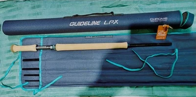 Guideline LPX Chrome 12' 9" 8/9 Double-Handed Salmon Fly Rod (minimal use) - Image 1 of 4