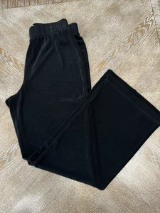Chico’s Traveler’s Slinky Black Pull On Pants Sz1 Short Waist 28” Inseam 30” - Picture 1 of 7