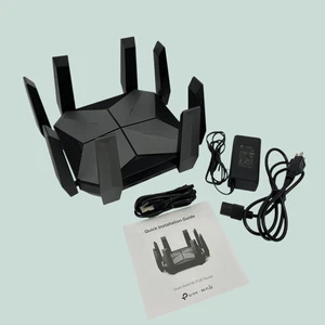 TP-Link Archer AXE300 AXE16000 Quad-Band WiFi 6E Router Up to 16Gbps #DB8039 VK - Picture 1 of 13