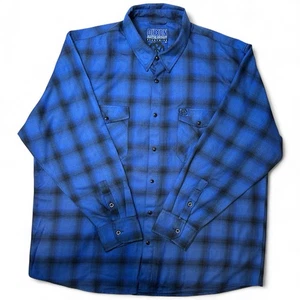Dixxon Flannel Mens Pennywise Long Sleeve Plaid Pearl Snap 4XL - Picture 1 of 4