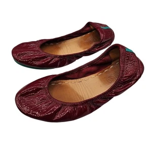 Ballerine Tieks by Gavrieli donna taglia 7 rosso rubino vernice pelle - Foto 1 di 6