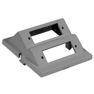 Hubbell IM2SCAGY Istation Module Angled 2Sc Duplex Unloaded 2U Gray - Picture 1 of 2