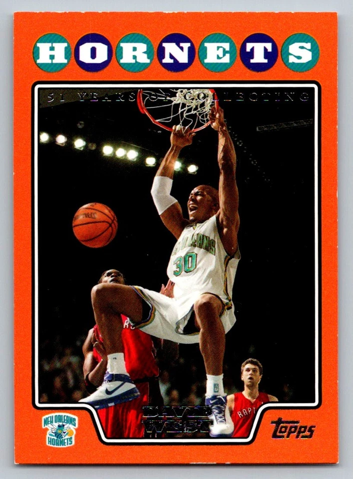 Topps Orange David West 64/1199 2008 Foto 1 de 2