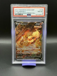 Flareon V SWSH179 SWSH: Sword & Shield Promo Cards Holo PSA8 - Picture 1 of 1