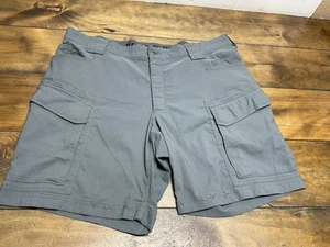 Duluth Trading Mens Shorts Flex Dry On The Fly Cargo UPF Size 40 Nylon Gray - Picture 1 of 12