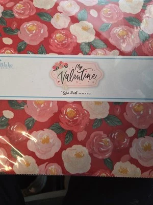 Nuevo en Paquete Riley Blake My Valentine Diseñado por Echo Park Capa Tela para Pasteles 10X10 Pulgadas Foto 1 de 2