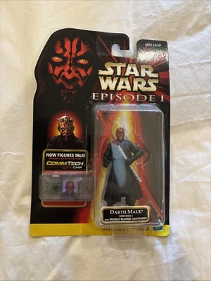 星球大战 Darth Maul Phantom Menace EPISODE 1 COMMTECH CHIP 全新 — 第 1/2 张图片
