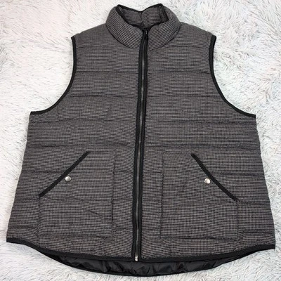 Ava & Viv Vest Womens 2X Gray Zip Up Pockets Gorpcore Soft Comfort Casual - Image 1 of 4