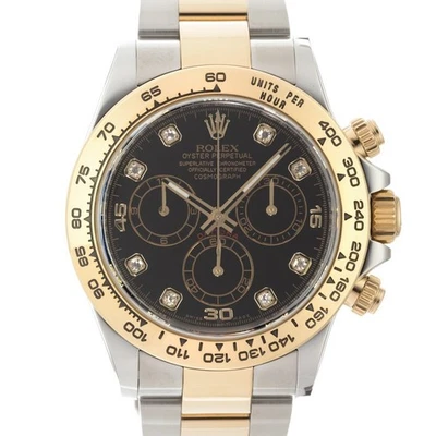 ROLEX Daytona 116503G Black Diamond Two-tone Warranty 2016 Box/Paper - image 1 of 4