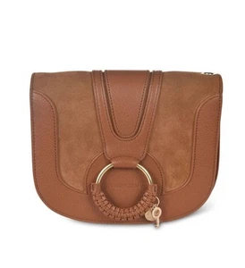 See by Chloe Brown Hana Medium Crossbody Bag CHS18AS896417-242 - Picture 1 of 3
