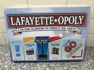 Lafayette -opoly Indiana Monopoly Board Game Sealed Rare - Picture 1 of 2