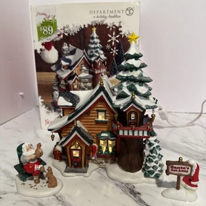 Cabina Dept 56 Polo Nord Serie "Santa's Get-Away" #4023615 con scatola completa LEGGI - Foto 1 di 23