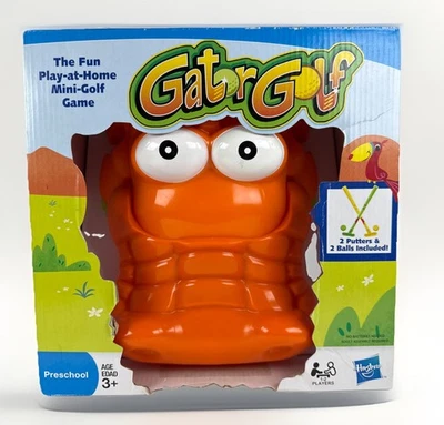 Gator Golf Mini Miniature Golf Game Playskool Orange Original 2008 Hasbro - Image 1 of 4