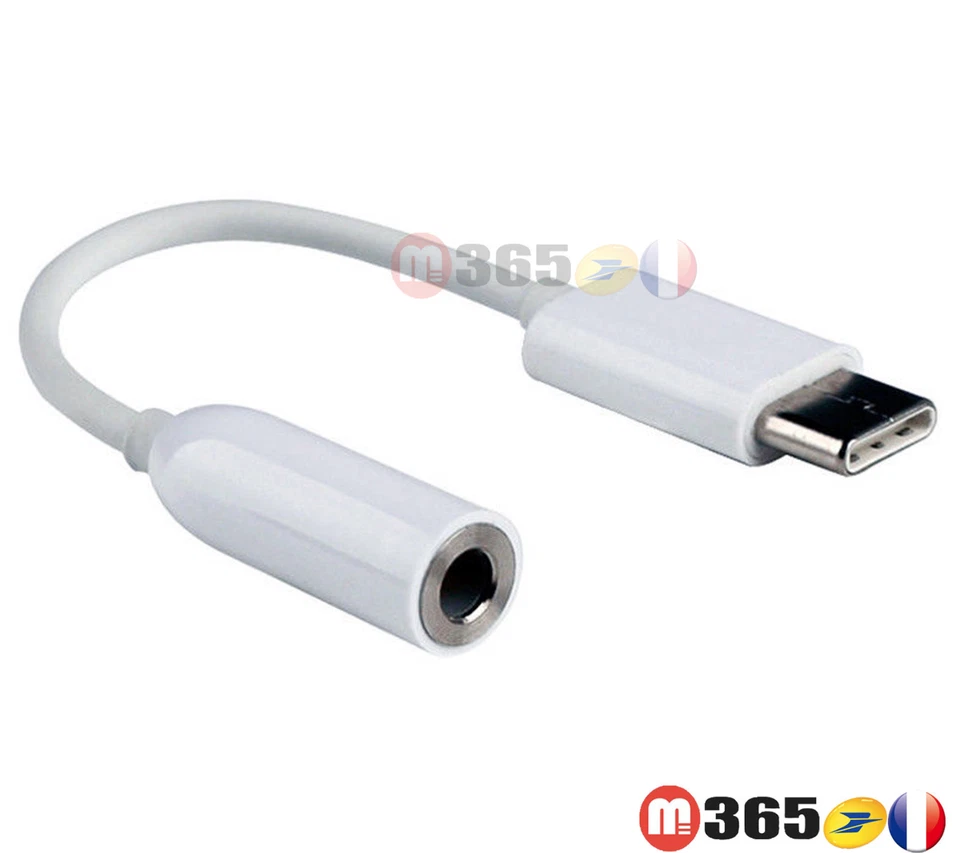 Adaptateur USB Type C Mâle vers Jack 3.5mm Audio Femelle MICRO son jack 3.5 - Immagine 1 di 1